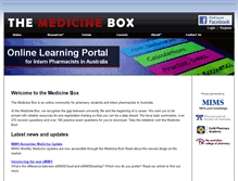 Tablet Screenshot of openthemedicinebox.com